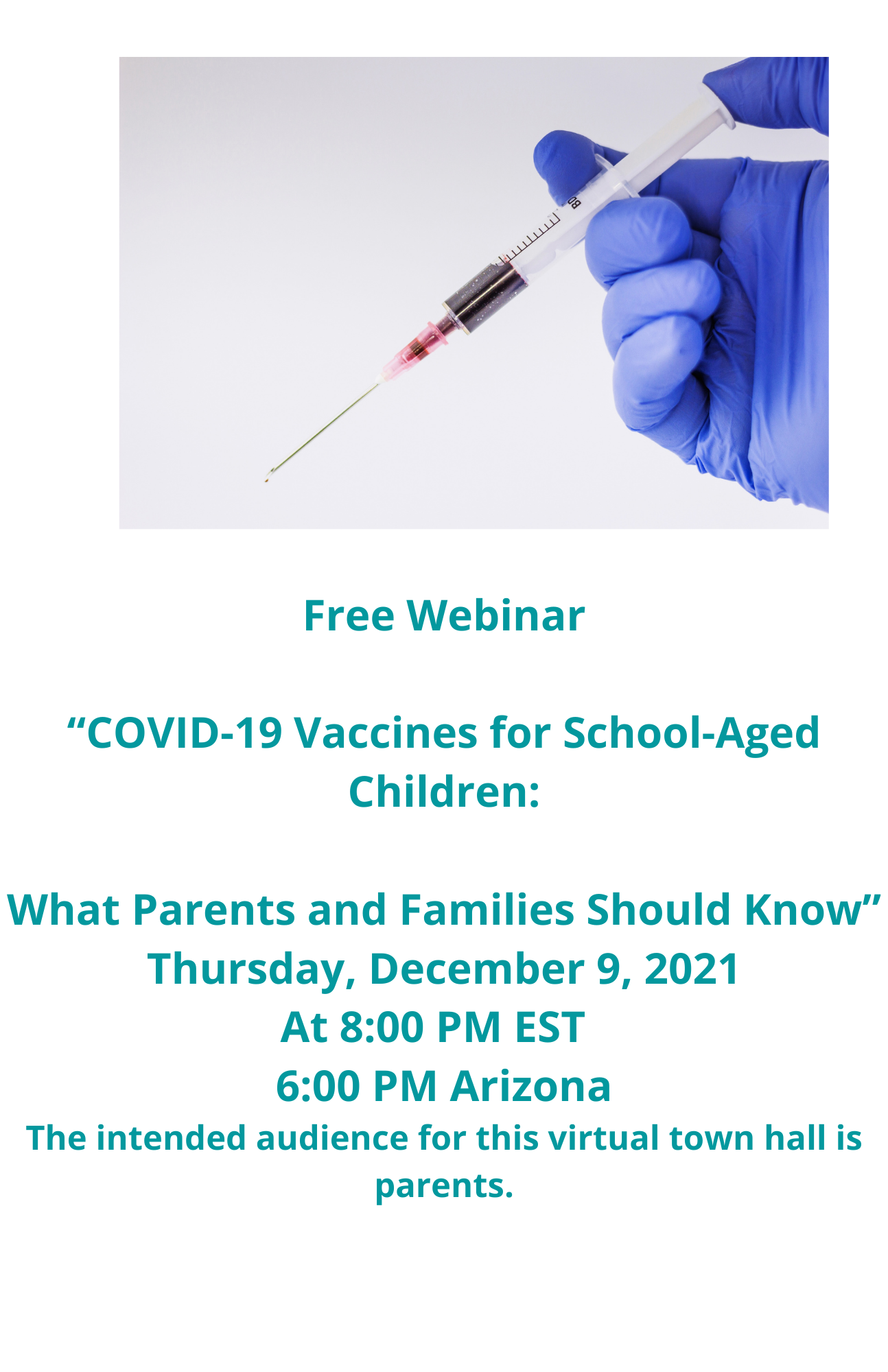 Covid19 Vaccines for School-Aged Children: What Parents and Families should know