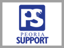 Peoria SUPPORT logo
