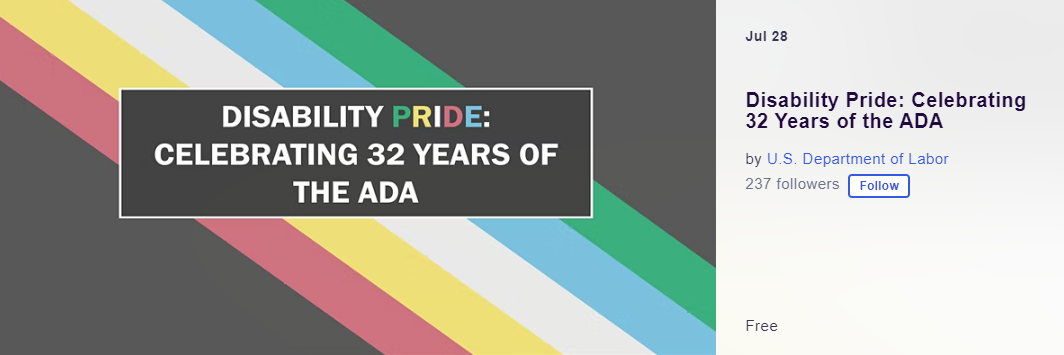 Disability Pride month Disability Pride month