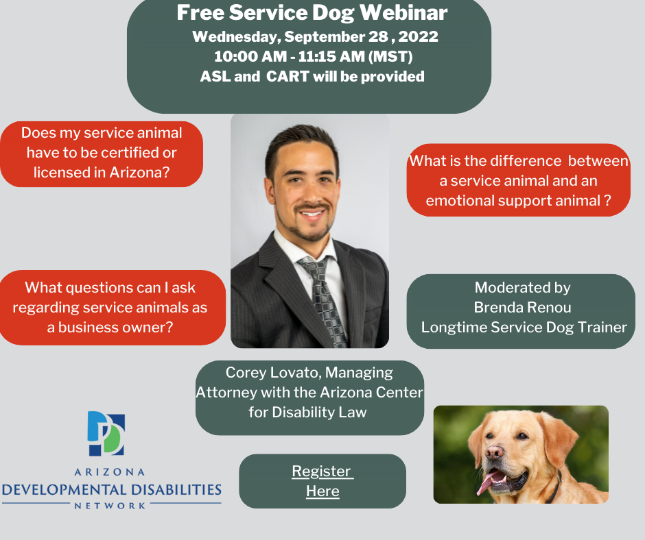 Service dog webinar