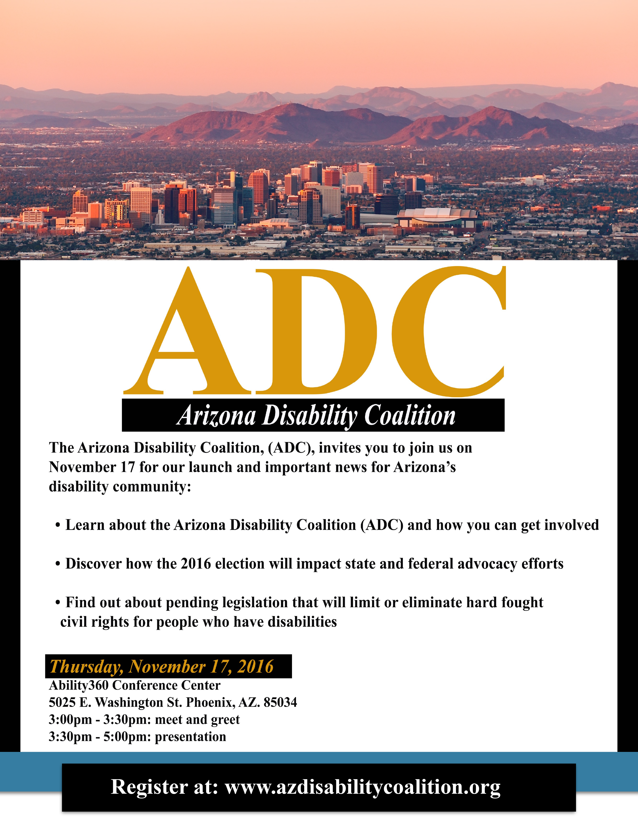 ADC Launch Flyer