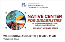 Native Center for Disabilities webinar series