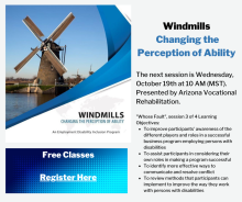 Windmills training facebook post